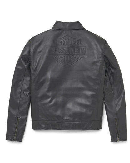 Giacca Harley-Davidson® Men's Lisbon Debossed Leather Jacket