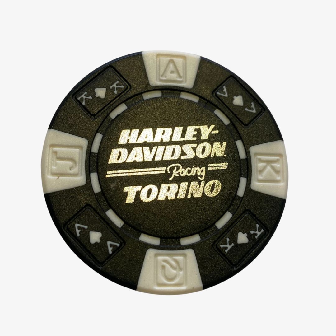 Poker Chips Harley-Davidson Torino - White & Black