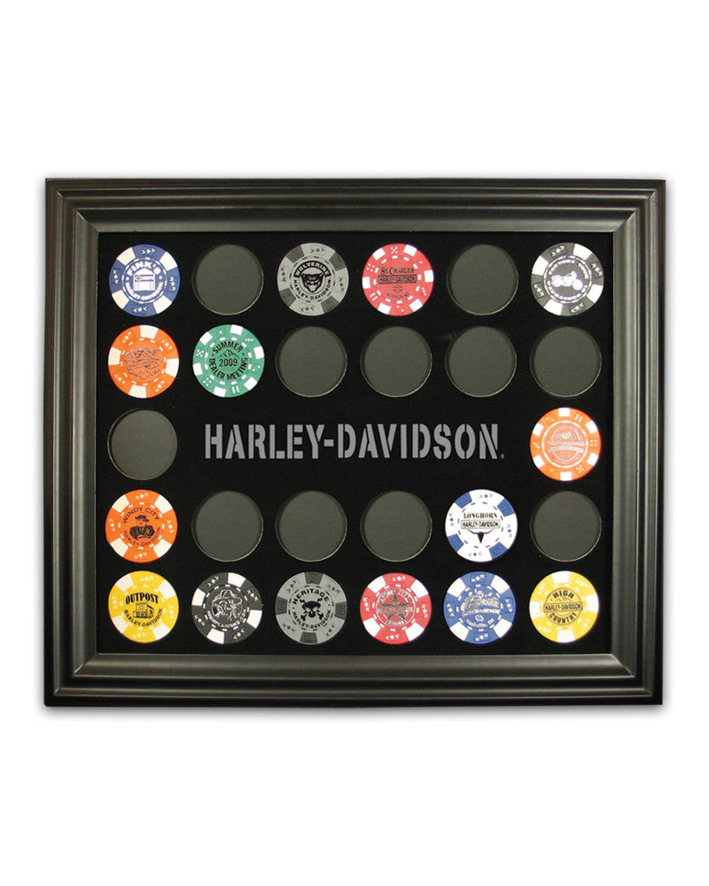 Quadro per Poker Chips Harley-Davidson® Poker Chips