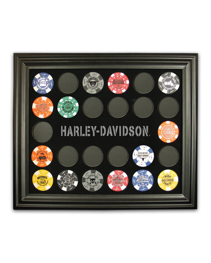 Quadro per Poker Chips Harley-Davidson® Poker Chips