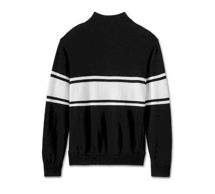 Harley-Davidson 1/4 Zip Sweater Harley Black