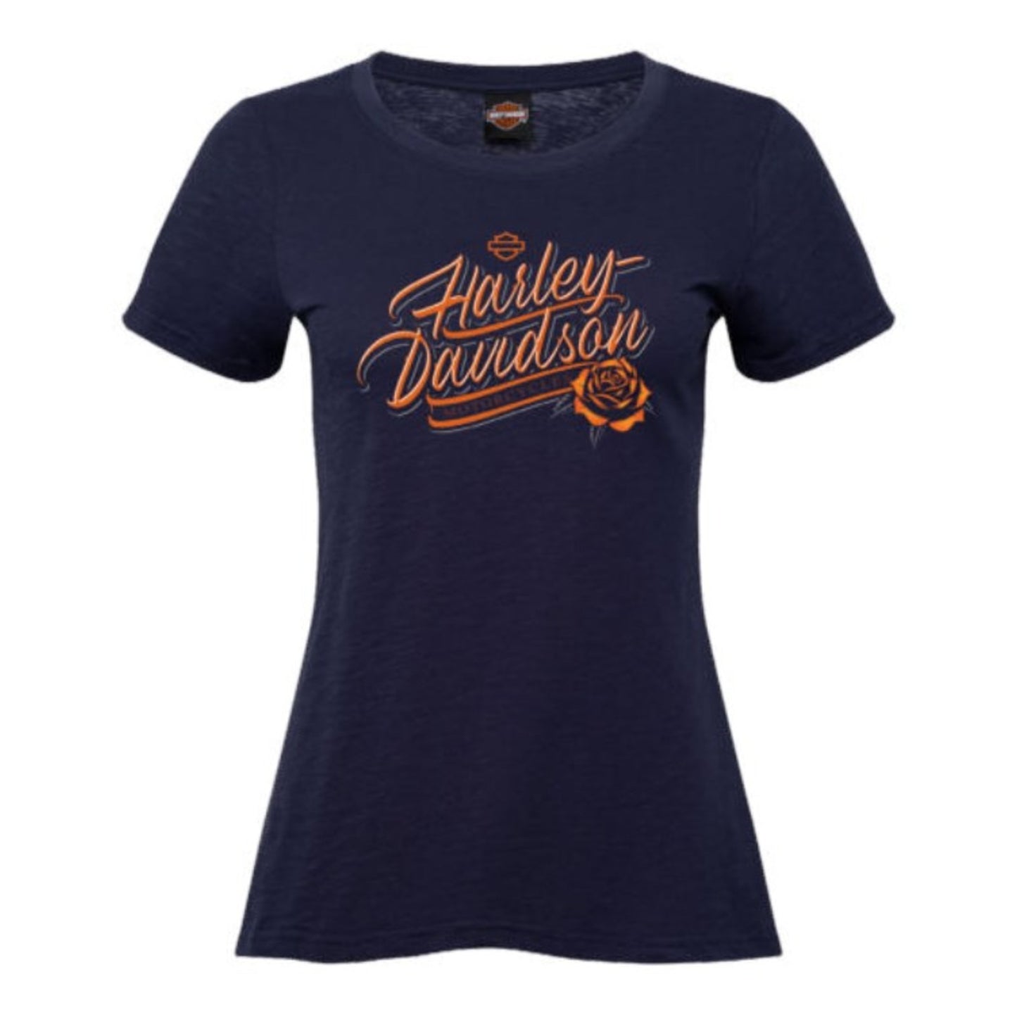 T-Shirt H-D Torino Rosebud da donna